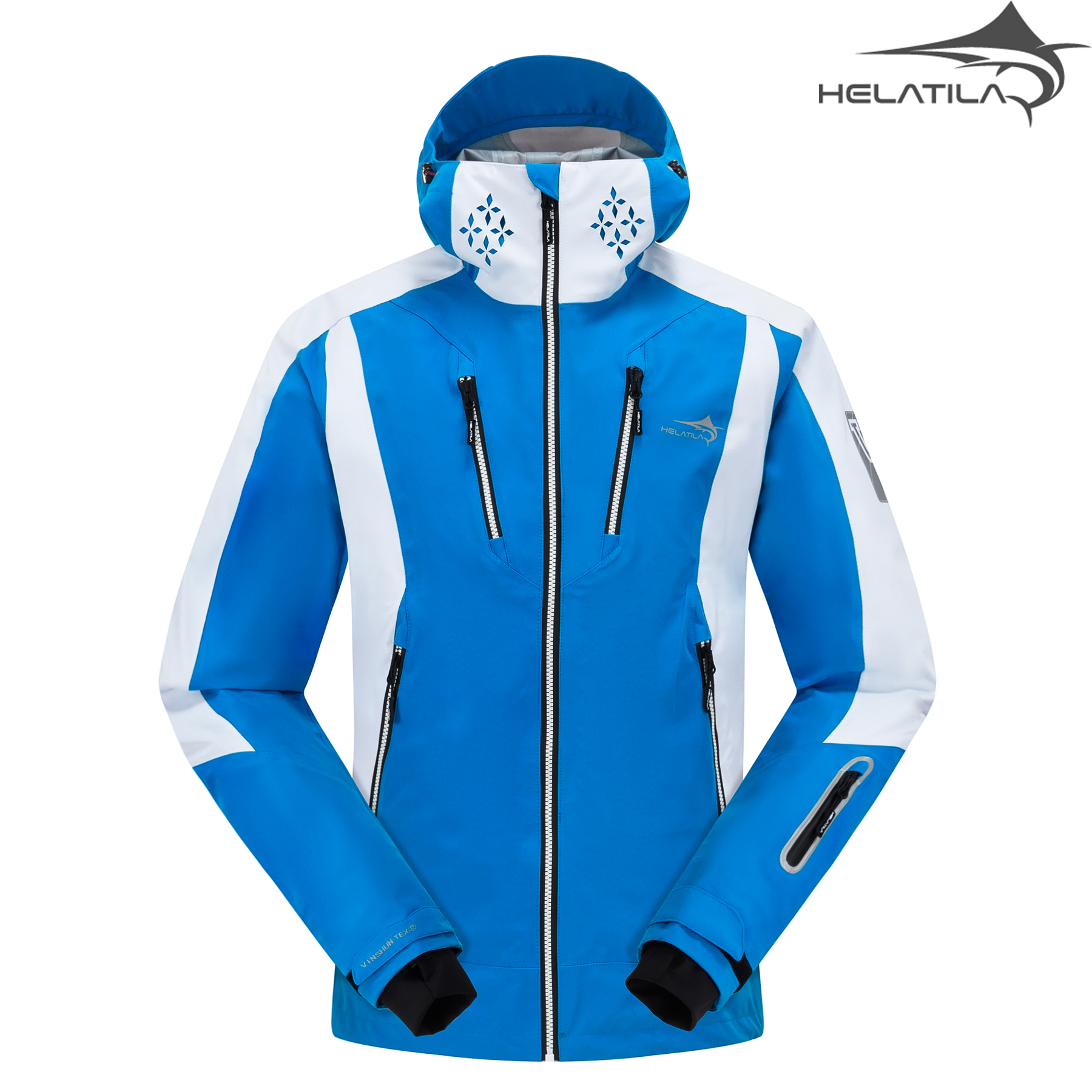 Helatila men's 3-in-1 patchwork ski suit
